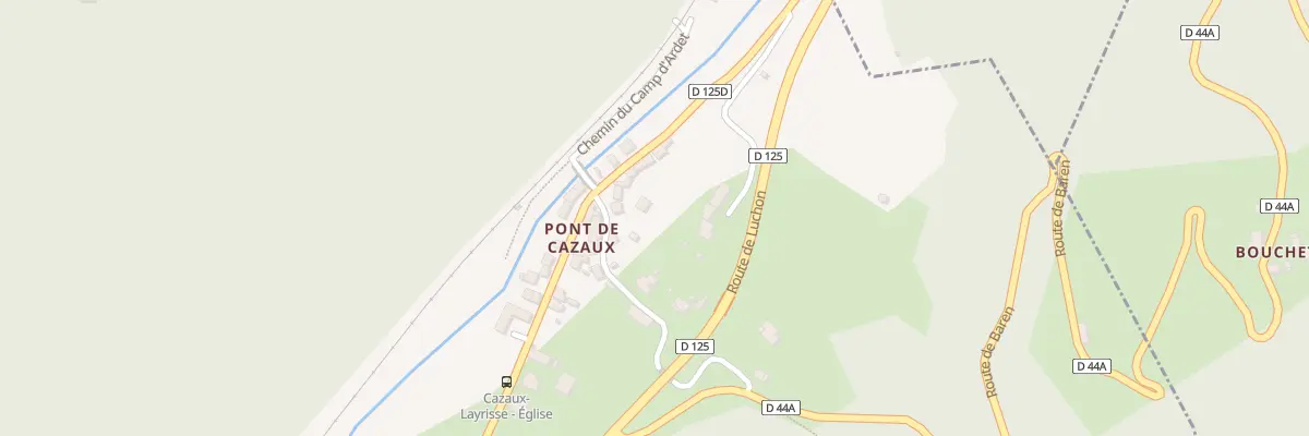 Plan du 325 Rte de la Pique à Cazaux-Layrisse