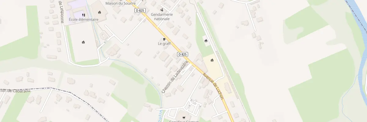 Plan du 32 Rue Nationale à Loures-Barousse