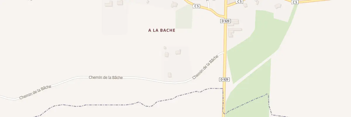 Plan du 152 Chem de la Bache à Boucagnères