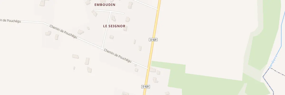 Plan du 5021 A Lauba à Orbessan