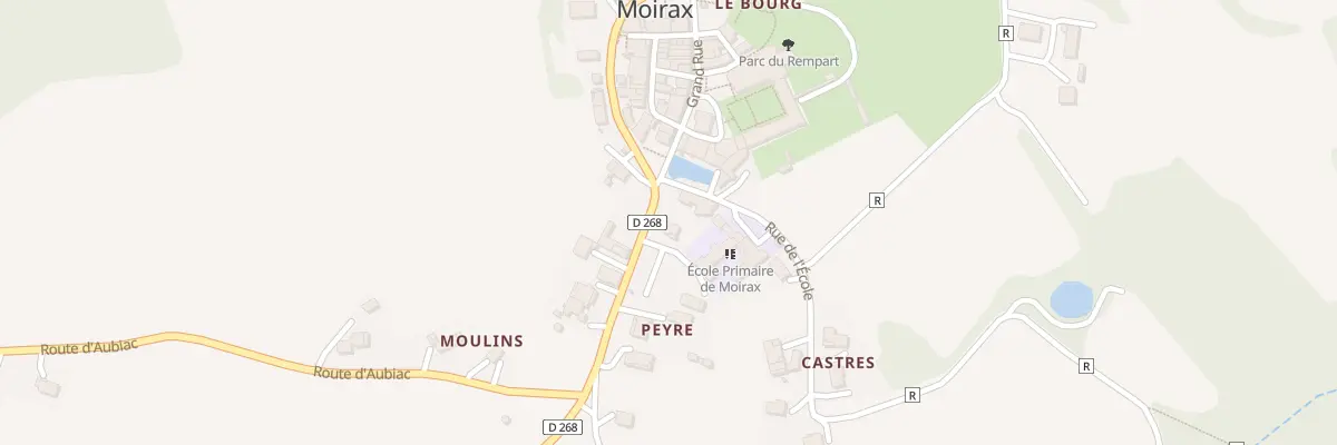 Plan du 1 Route de la Peyrigne à Moirax