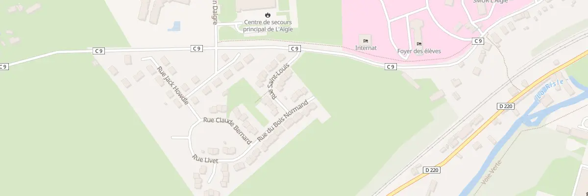 Plan du 9077 Rue du Bois Normand à L’Aigle