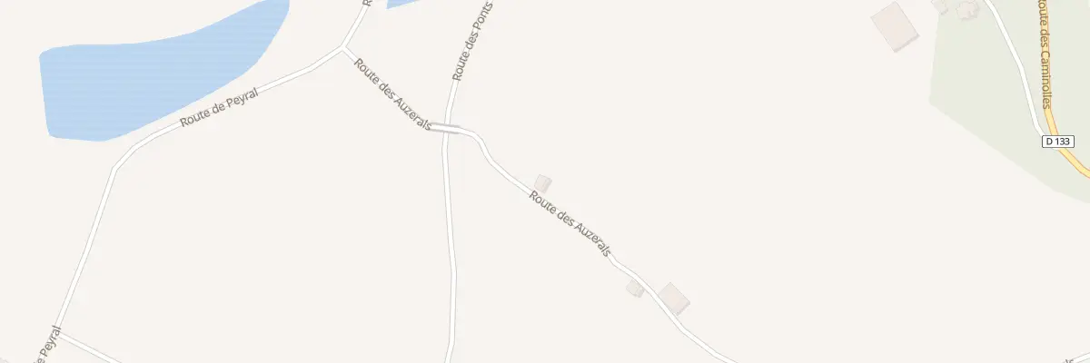 Plan du 239 Rte des Auzerals à Beaugas