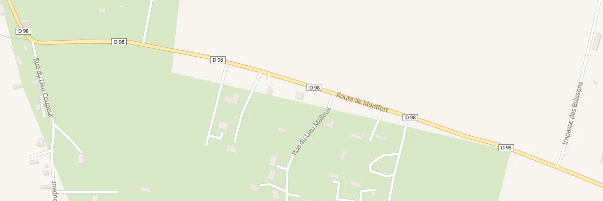 Plan du 1 Rue du Lieu Malleux à Saint-Christophe-sur-Condé