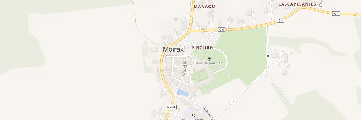 Plan du 8 Grand Rue à Moirax