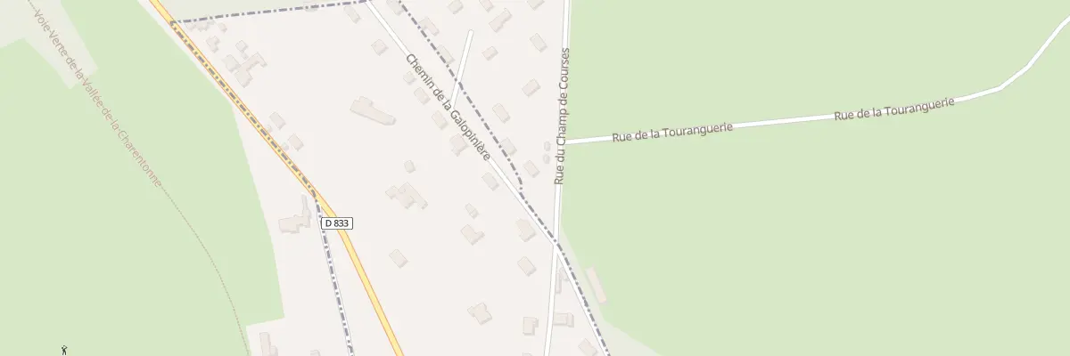 Plan du 36 Rue du Champ de Courses à Bernay