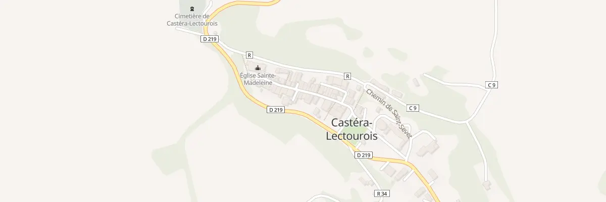 Plan du 5037 Au Village à Castéra-Lectourois