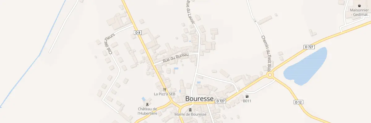 Plan du 3 Rue du Bureau à Bouresse