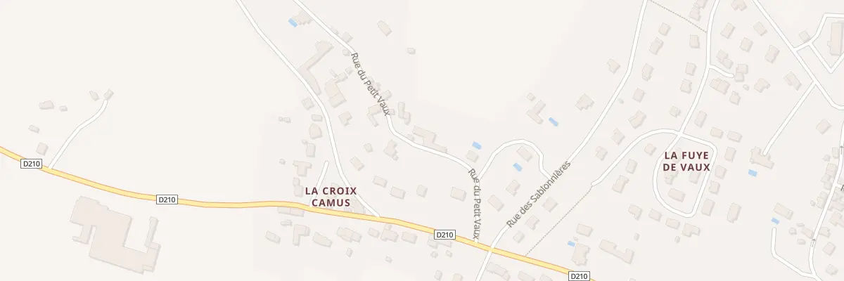 Plan du 6 Rue du Petit Vaux à Sainte-Maure-de-Touraine