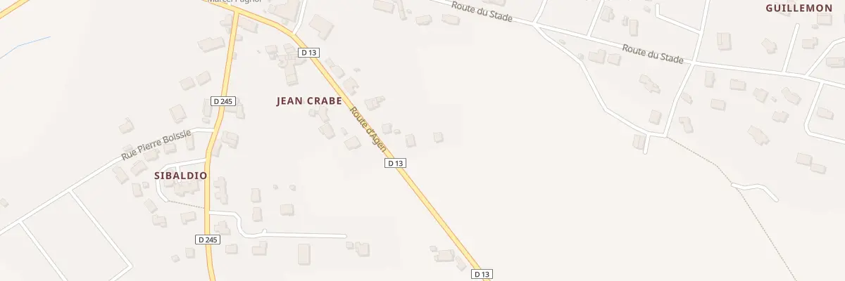Plan du 10 Jean Crabe à Laugnac