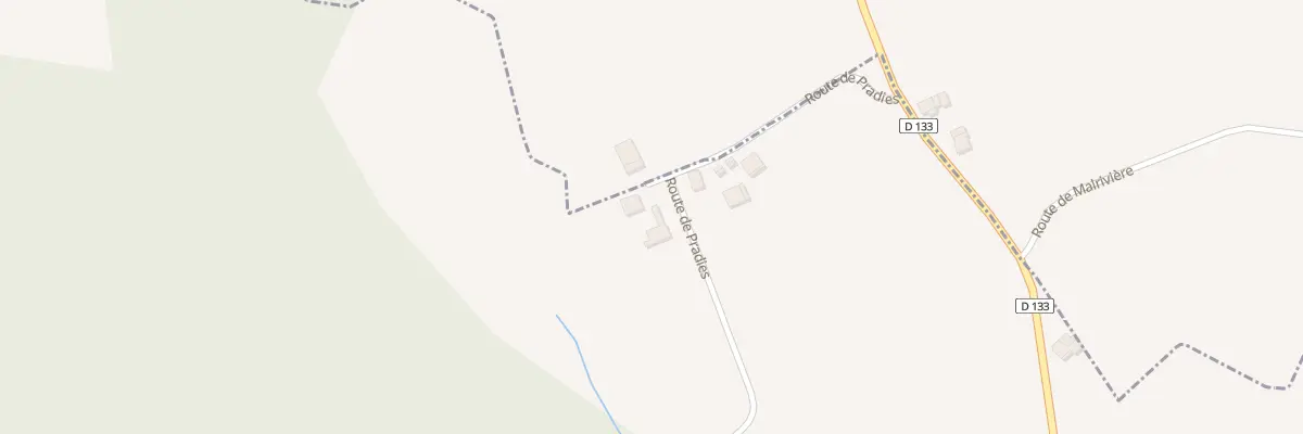 Plan du 607 Pradies à Casseneuil