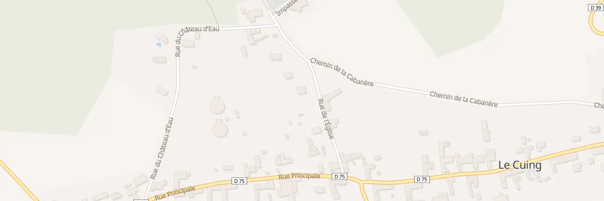 Plan du 5 Rue de l’Eglise au Cuing