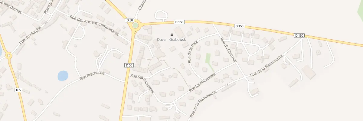Plan du 5 Rue de la Paix à Ourville-en-Caux