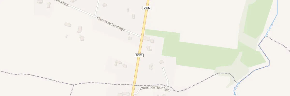Plan du 5017 Au Martinat à Orbessan