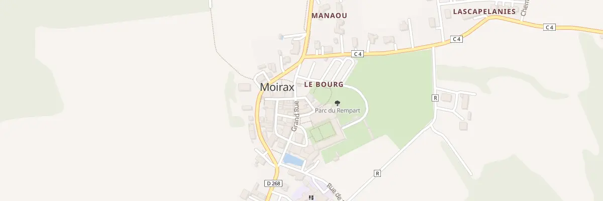Plan du 2 Rue Curret à Moirax