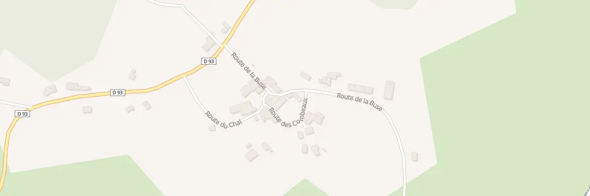 Plan du 136 Rte de la Buse à Teyjat