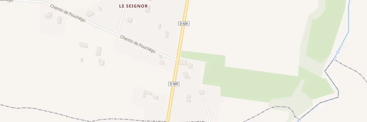 Plan du 5016 Au Martinat à Orbessan