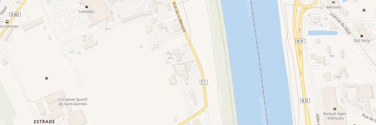 Plan du 969 Rue de la Benazie au Passage