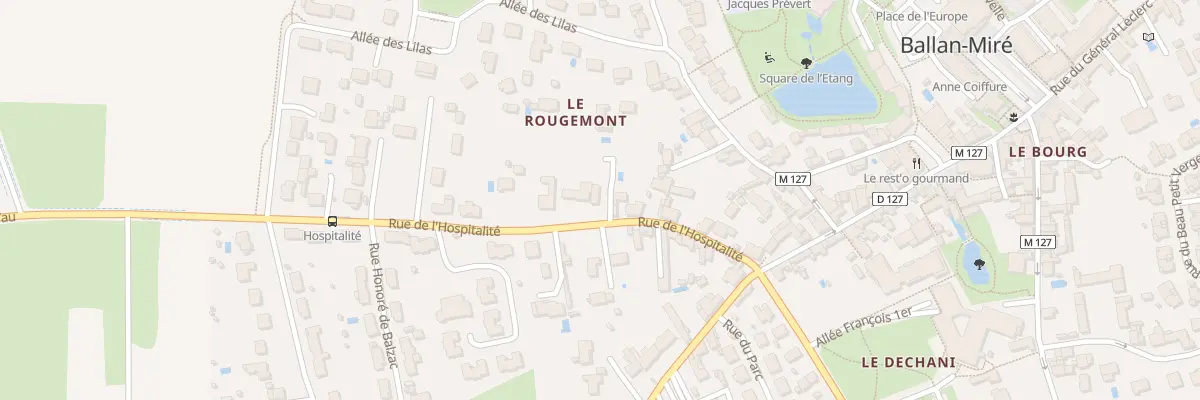 Plan du 17 Rue de l’Hospitalité à Ballan-Miré