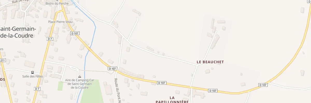 Plan du 401 La Ferte Vidam à Saint-Germain-de-la-Coudre