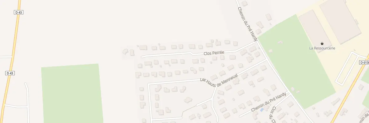 Plan du 19 Clos Perree à Menneval