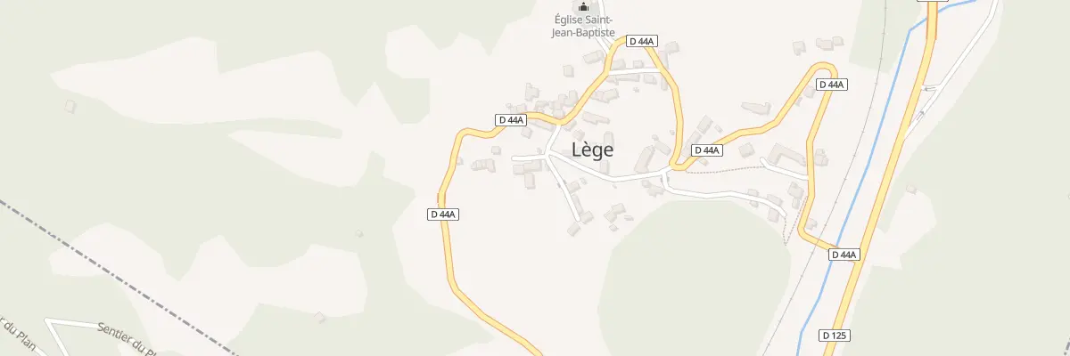 Plan du 18 Le Village à Lège