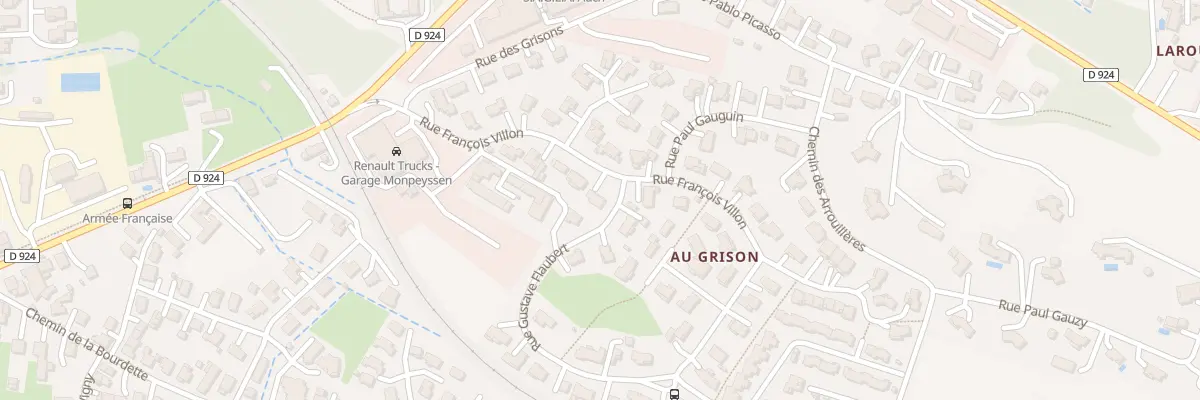 Plan du 16 Rue François Villon à Auch