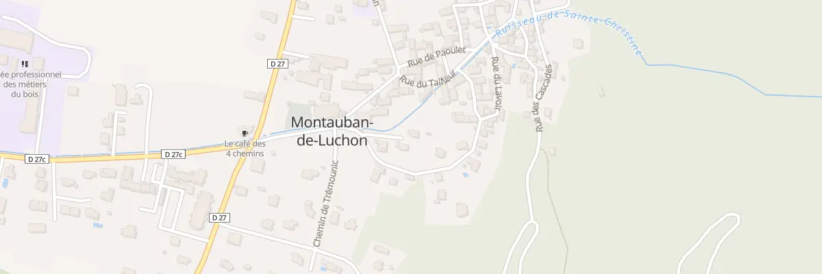Plan du 5175F Rue des Charmilles à Montauban-de-Luchon