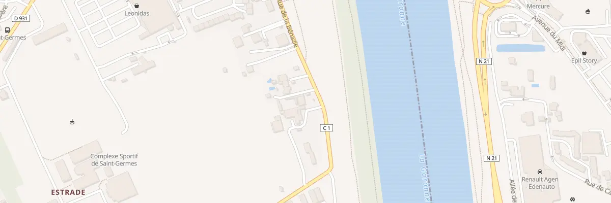 Plan du 955 Rue de la Benazie au Passage