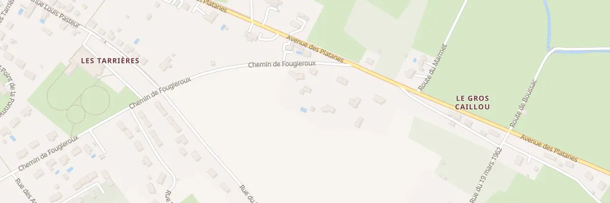 Plan du 64 Che de Fougieroux à Razac-sur-l’Isle