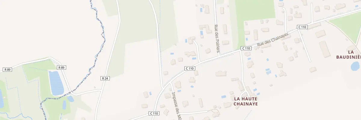 Plan du 39 Rue des Chainayes à La Membrolle-sur-Choisille