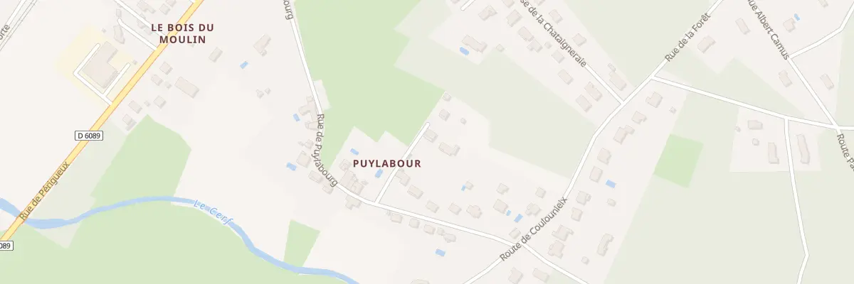 Plan du 448 Puylabour à Razac-sur-l’Isle