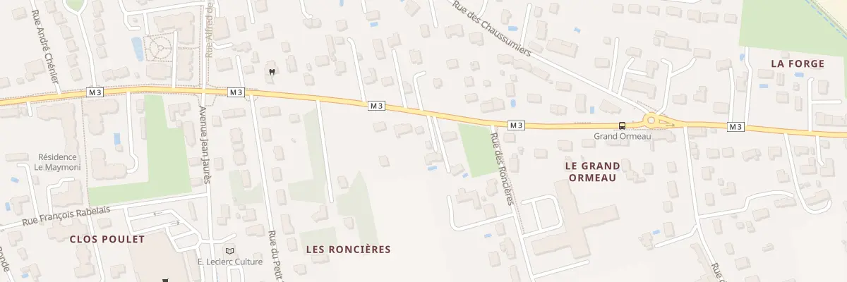Plan du 38 Av du Général de Gaulle à Fondettes