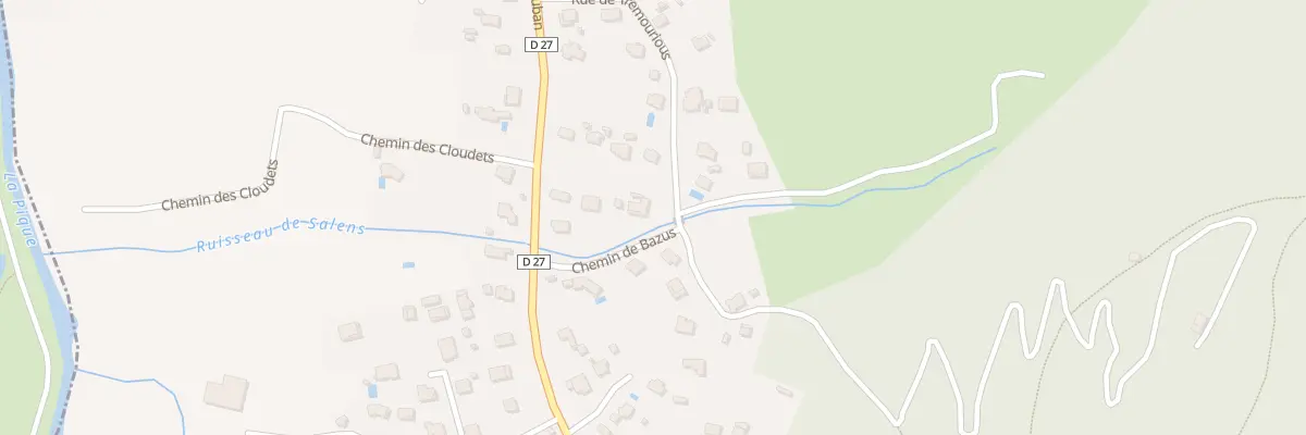 Plan du 5142F Rue de Tremourious à Juzet-de-Luchon