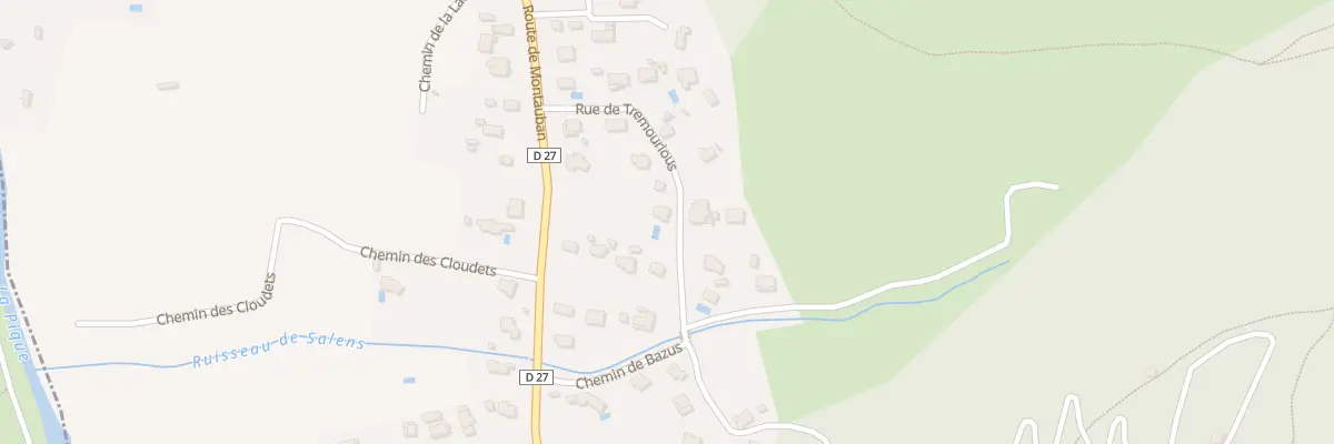 Plan du 5004F Rue de Tremourious à Juzet-de-Luchon