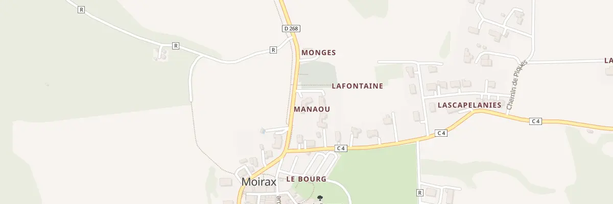 Plan du 16 Voie de César à Moirax