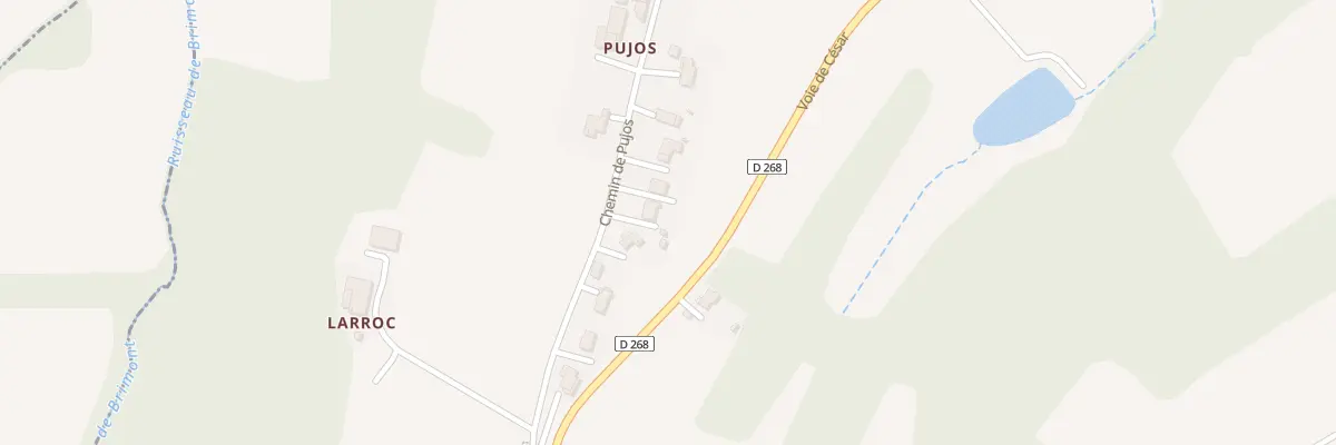 Plan du 220 Che de Pujos à Moirax
