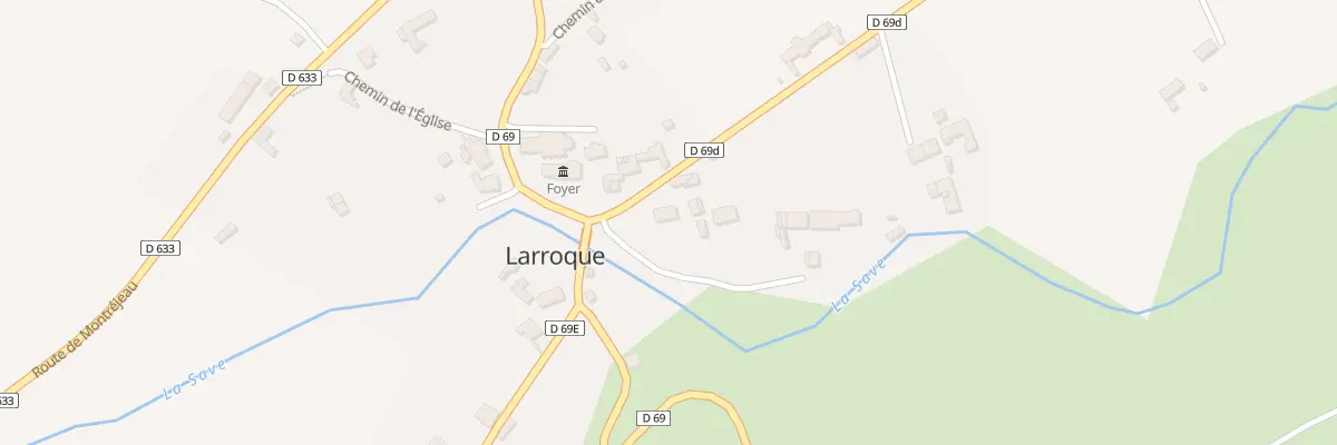 Plan du 48 Le Village à Larroque