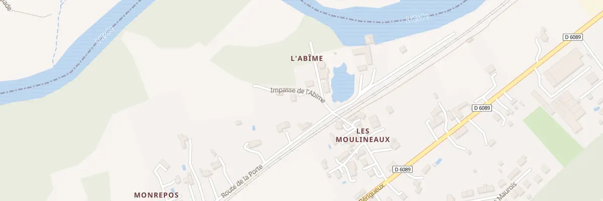 Plan du 1 Imp de l’Abime à Razac-sur-l’Isle
