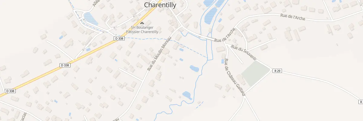 Plan du 8 Rue du Moulin Moreau à Charentilly
