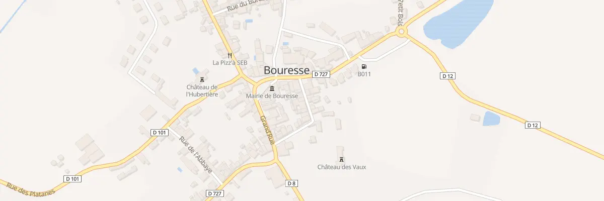 Plan du 4 Rue du Gué à Bouresse