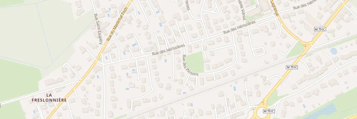 Plan du 36 Rue des Pinsons à Ballan-Miré