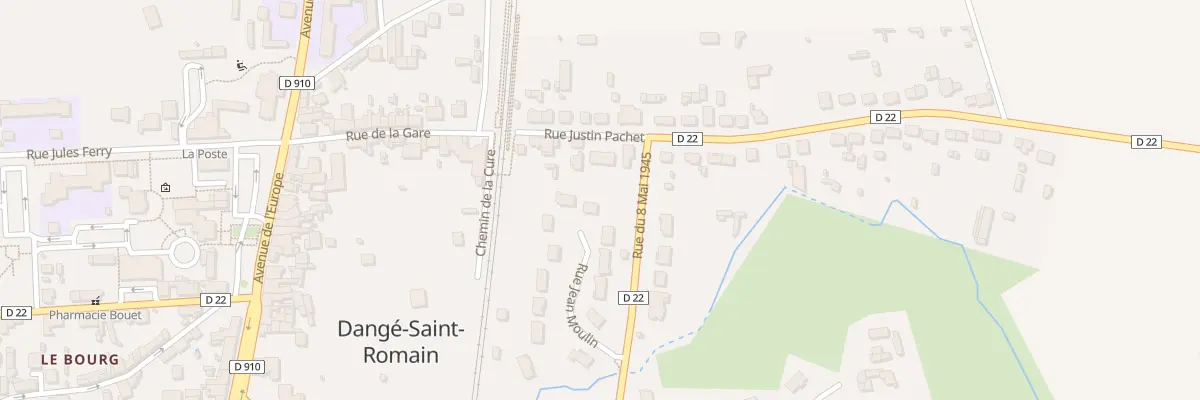 Plan du 9 Rue Jean Moulin à Dangé-Saint-Romain