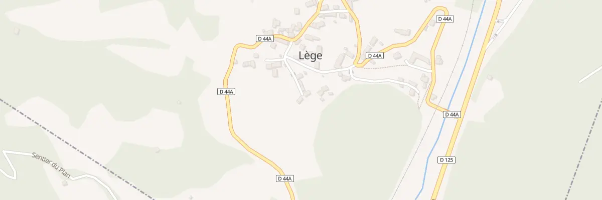 Plan du 60 Tresarriens à Lège