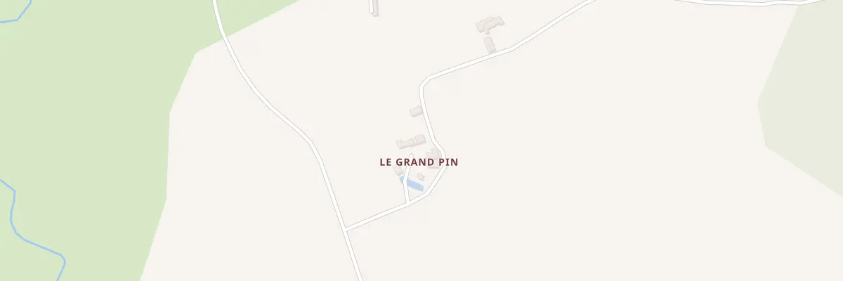 Plan du 9004 Le Grand Pin à Saint-Germain-de-la-Coudre