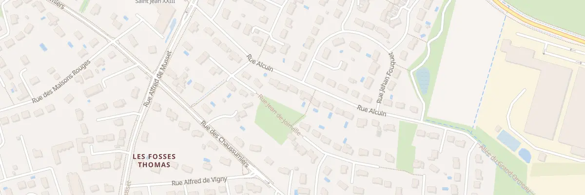 Plan du 16 Rue Alcuin à Fondettes