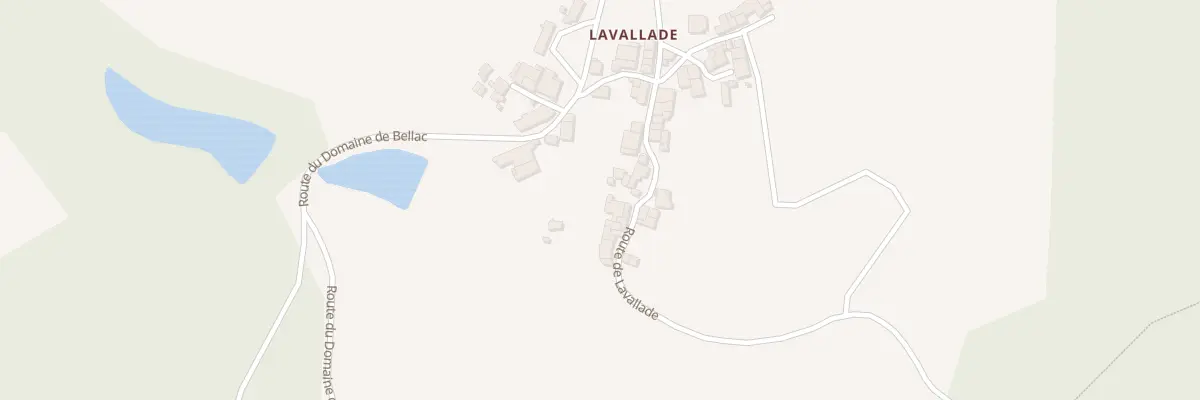 Plan du 12 Rte de la Vallade à Roussines