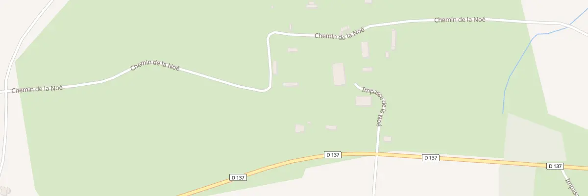 Plan du 933 Che de la Noe à Saint-Grégoire-du-Vièvre