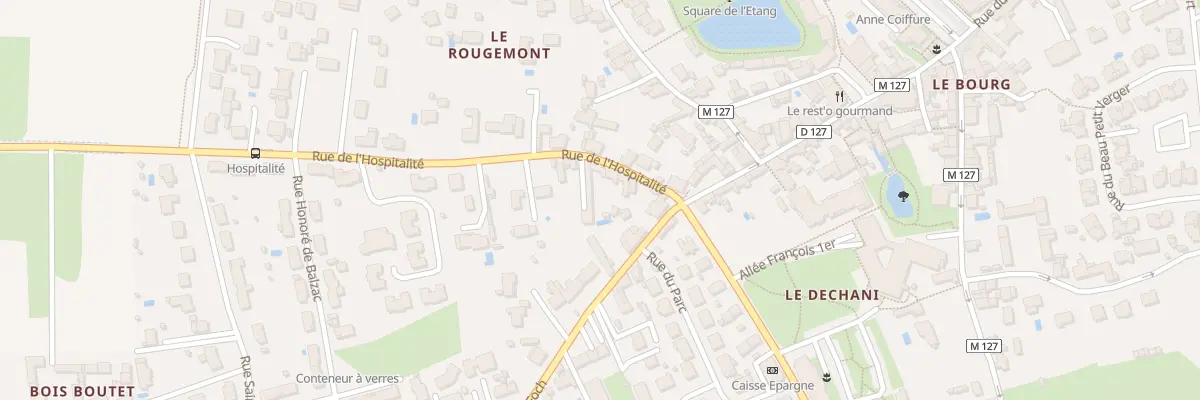 Plan du 8 Rue de l’Hospitalité à Ballan-Miré
