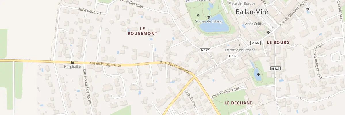 Plan du 9 Rue de l’Hospitalité à Ballan-Miré